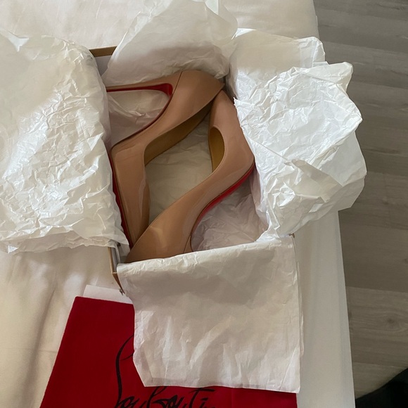 Christian Louboutin shoes Pigalle Nude sz 9 - Picture 3 of 5